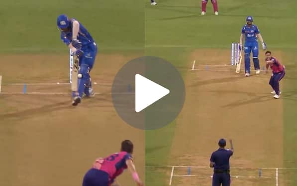 [Watch] Boult's Killer Inswinger Sends Naman Dhir Packing For Duck After Rohit Sharma
